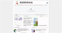 Desktop Screenshot of copoma.es